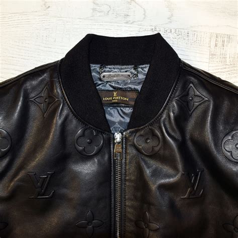 lv leather jacket men